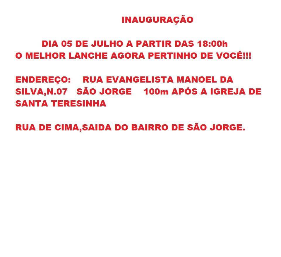 Cartaz de inauguração